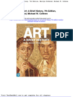 Test Bank For Art A Brief History 7th Edition Marilyn Stokstad Michael W Cothren