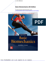 Test Bank For Basic Biomechanics 8th Edition