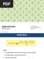 Class 11 Differential Calculus Formulas | PDF