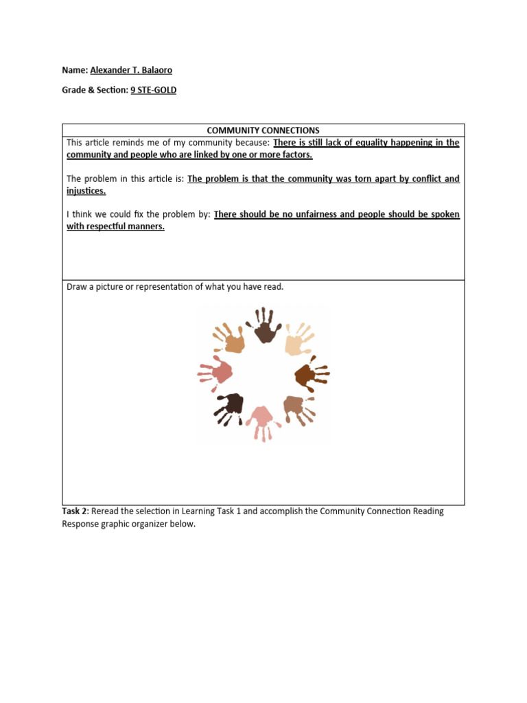 Community Connections | PDF