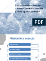 Cómo Cambiar de Insulinas Basales y Mezclas A Las Nuevas Insulinas Basales