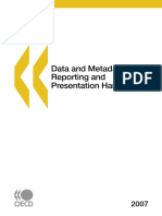 OECD - Data and Metadata Reporting and Presentation Handbook.-organisation for Economic Co-operation and Development (2007)