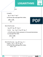 Logarithm Grade 10