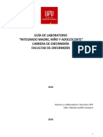 Guía Integrado Madre, Niño y Adolescente 2018. Cod Enfe 2717.