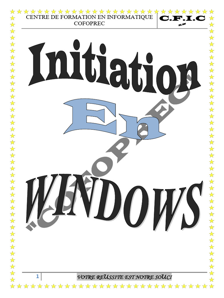 Formation sur Windows et Informatique | PDF