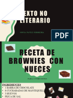 Receta de Brownies Con