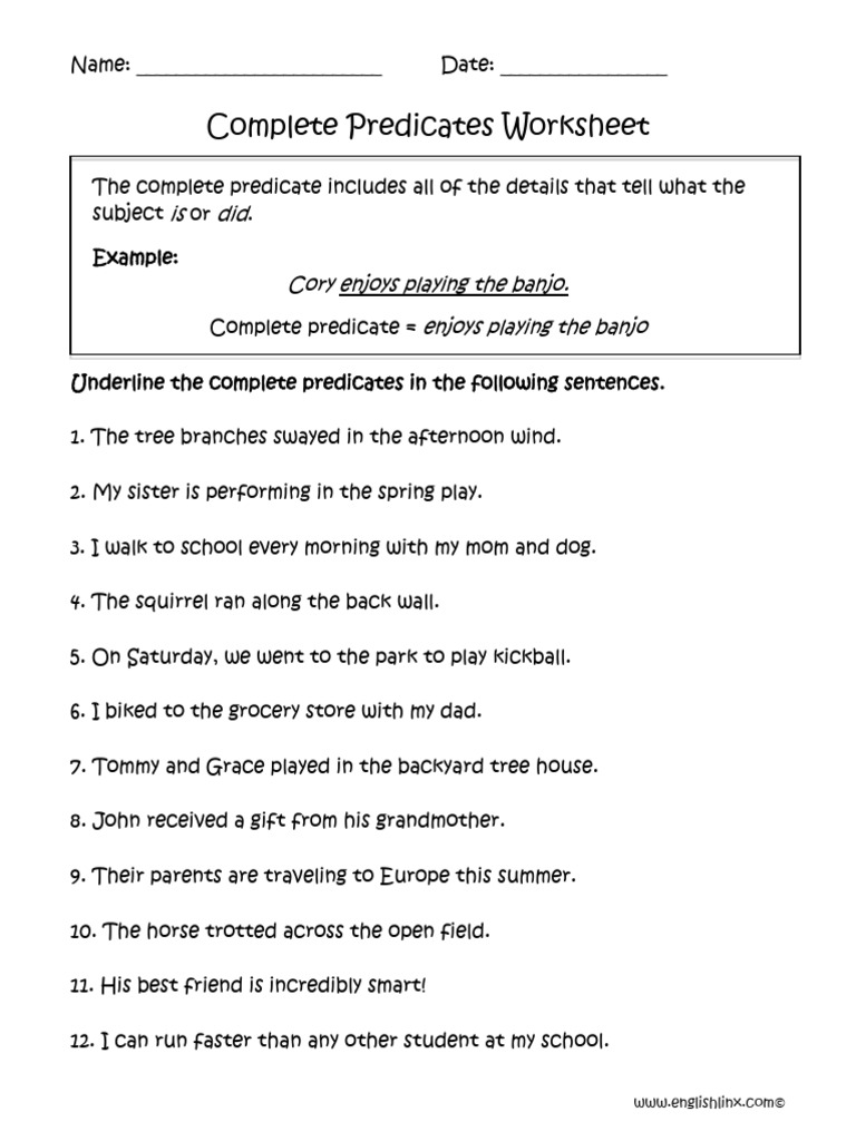 Grade 2 English Worksheet 2 | PDF