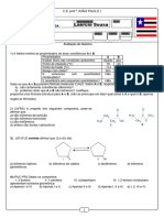 Avaliação Quimica 3 Ano Dezembro