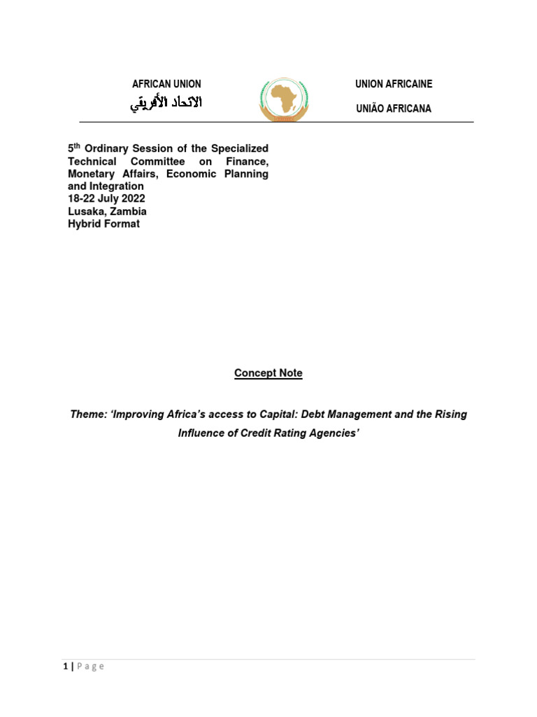 Africa's Capital Access and Debt Management | PDF