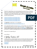 Greek Latin Root Wordsand Prefixes