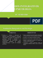 Seminários Integrativos em Psicologia