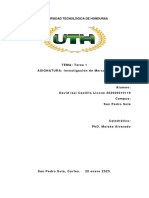 Tarea I Investigación de Mercados