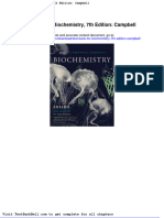 Test Bank For Biochemistry 7th Edition Campbell