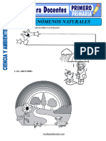 Los Fenomenos Naturales para Primero de Primaria