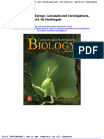 Test Bank For Biology Concepts and Investigations 4th Edition Marielle Hoefnagels 2