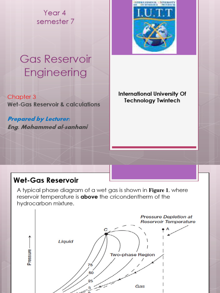 Wet Gas Reservoir Analysis and Calculations | PDF | Petroleum Reservoir ...