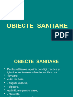 Obiecte Sanitare