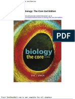 Test Bank For Biology The Core 2nd Edition