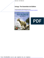 Test Bank for Biology the Essentials 3rd Edition