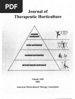 Proposing Horticultural Therapy Programs in Residential or Day Treatment Facilities