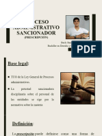 Proceso Administrativo Sancionador