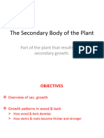 L5 - Plant Anatomy (Part 3 - Secondary Body of The Plant)