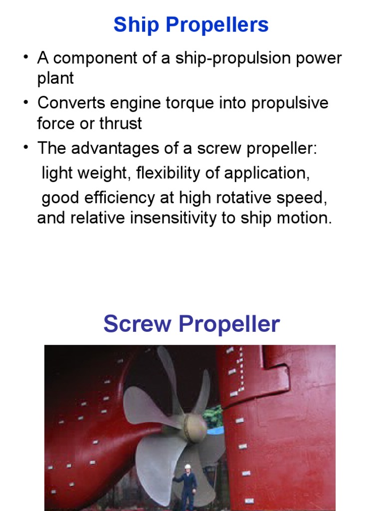 Types of Propulsion Propeller Marine Propulsion