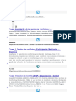 Tarea 8 Unidad 8: y 9 de Gestión de Conflictos y