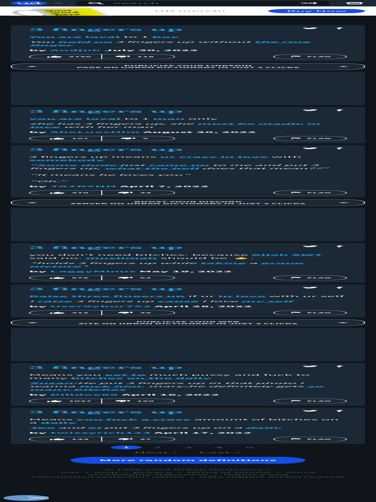 Urban Dictionary 3 Fingers Up PDF