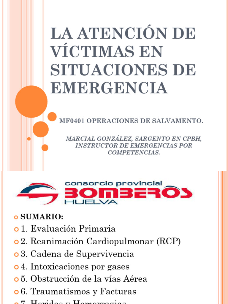 17- La Atención de Víctimas en Situaciones de Emergencia | PDF ...