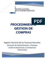 Proc Gestión de Compras