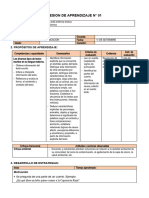 2° Grado - Sesiones Del 11 Al 15 de Setiembre