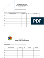 Training Matrix BSP