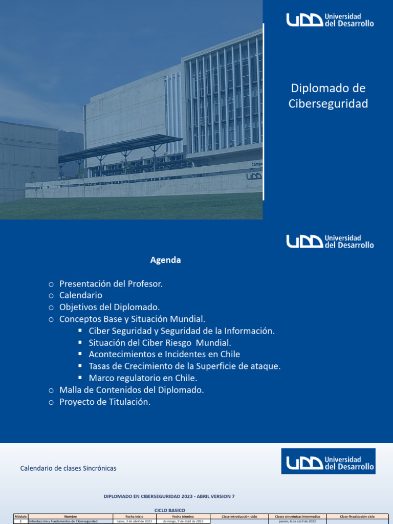 Diplomado en Ciberseguridad 2023 | PDF