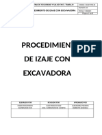 SGSST-PRO-03 Procedimiento de Izaje Excavadora