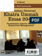 E-Book MENYIAPKAN GENERASI KHOIRO UMMAH EMAS 2045 