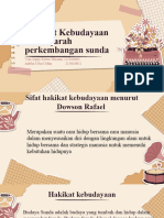 Hakikat Kebudayaan Dan Perkembangan Sejarah Sunda