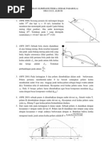 Latihan Olimpiade Fisika Gerak Parabola (Dianto Einstein)