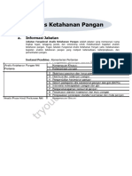 .  Latihan Soal Teknis Ketahanan Pangan