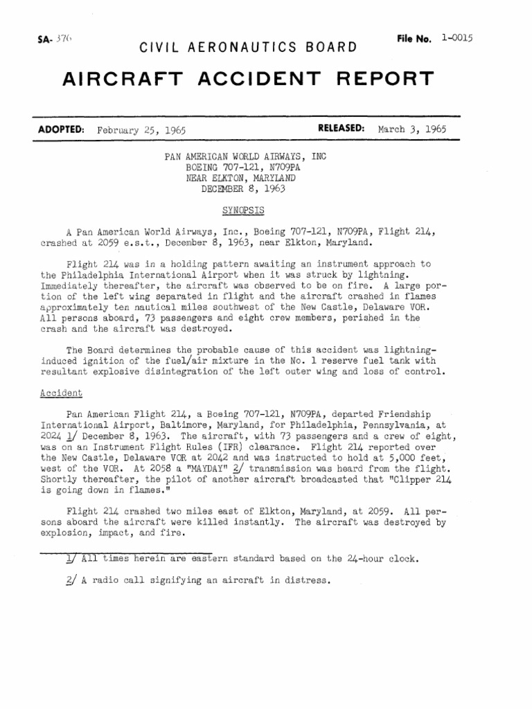 1963 Panam 214 PDF Aviation