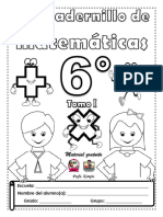 6° Mi Cuadernillo de Matemáticas Profa Kempis