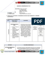 Sesion de Aprendizaje #6 - Comunicacion - 28 de Setiembre