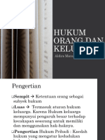 Hukum Orang Dan Keluarga