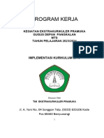 Program Keg. Pengembangan Diri (Pramuka)