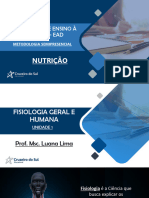 AULA - 1 - FISIOLOGIA - 2021 Slides