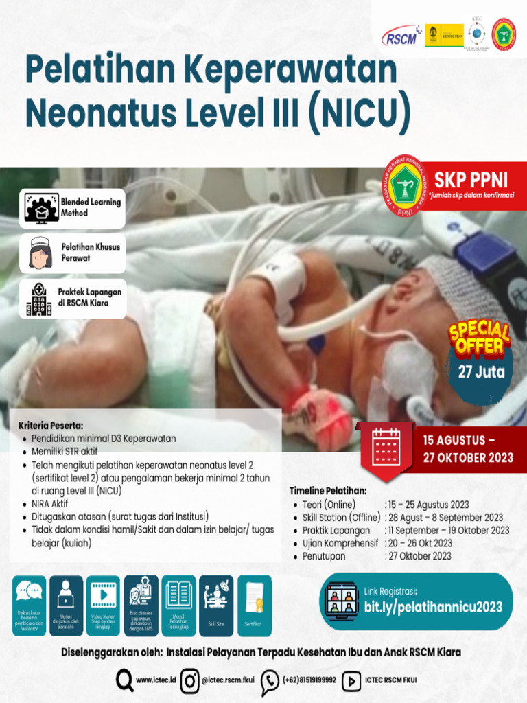 Flyer Pelatihan Nicu 3 2023 PDF