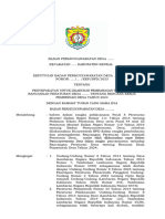 21 Keputusan Rapat BPD Penyepakatan RKP Desa