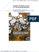 Test Bank For Chemistry 7th Edition John e Mcmurry Robert C Fay Jill Kirsten Robinson