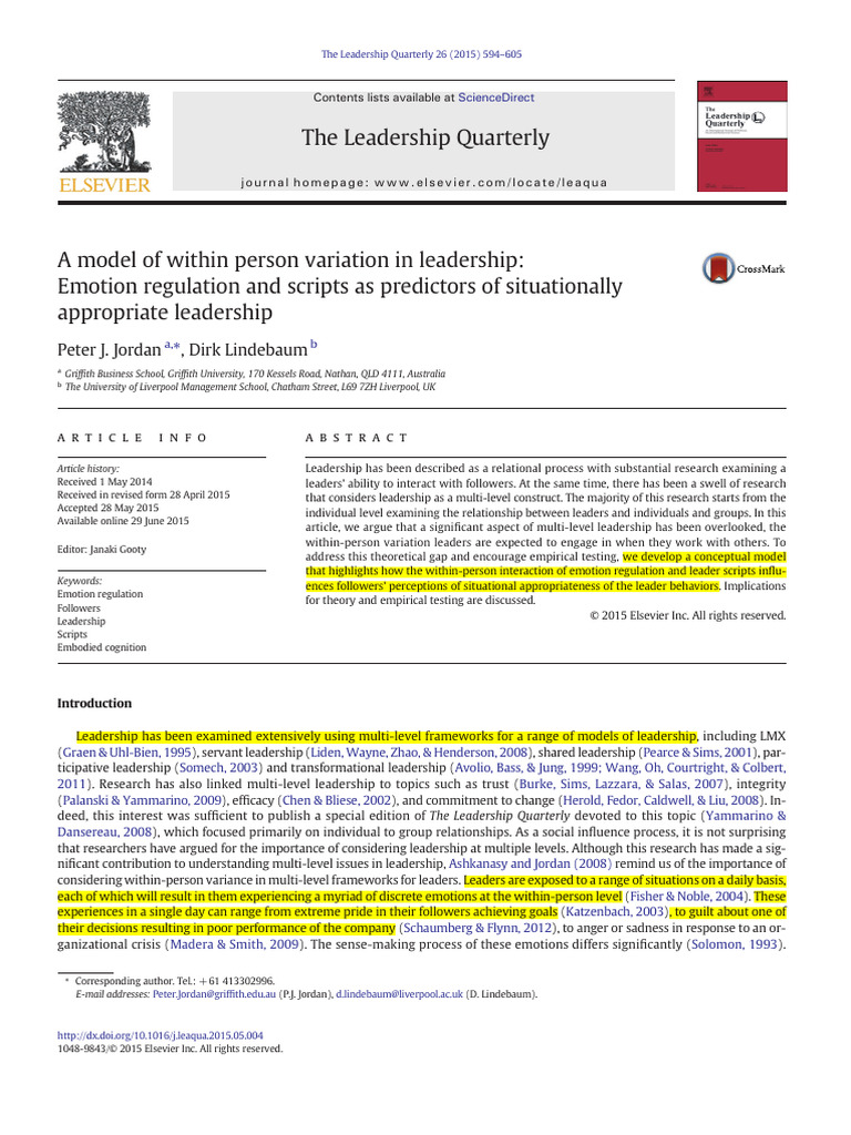 Emotion Regulation | PDF