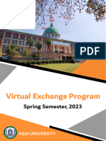 41E6FDAE7B02187CFF32E61F9D30136D764AB7D9_AU Virtual Exchange Program Spring Semester 2023